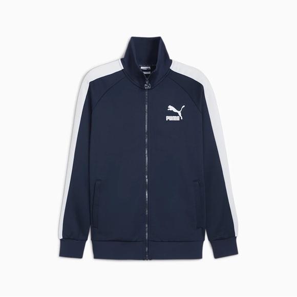 Men’s Puma Track Jacket T7 - Size Medium - Navy - Picture 1 of 7